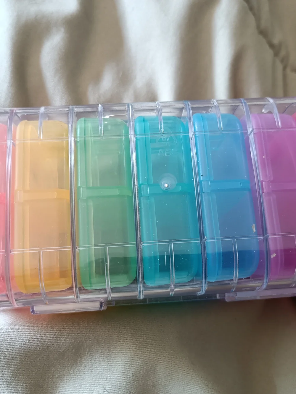 Weekly Pill Organizer Case - Multicolor